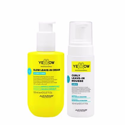 Imagem do produto Kit Yellow Professional Hydra Care Leave-In 150ml + Leave-In Em Mousse 160ml