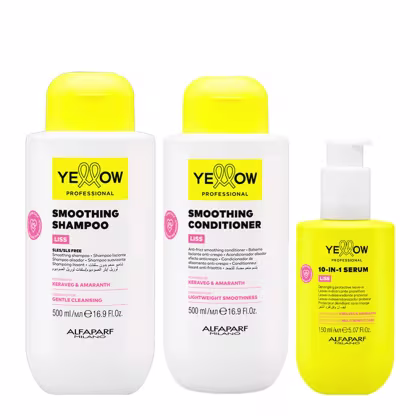 Imagem do produto Kit Yellow Professional Liss Shampoo 500ml + Condicionador 500ml + Máscara 500ml