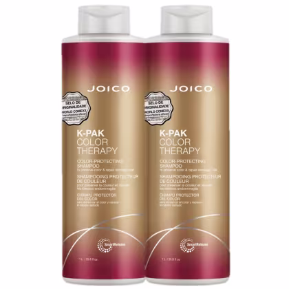 Kit Joico K-PAK Color Therapy Smart Release Double Shampoo Salon, 2 unidades.