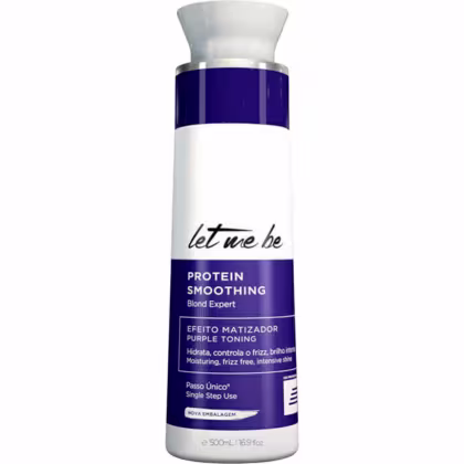Imagem do produto Let Me Be Protein Smoothing Blond - Escova Progressiva Passo Único Matizadora 500ml