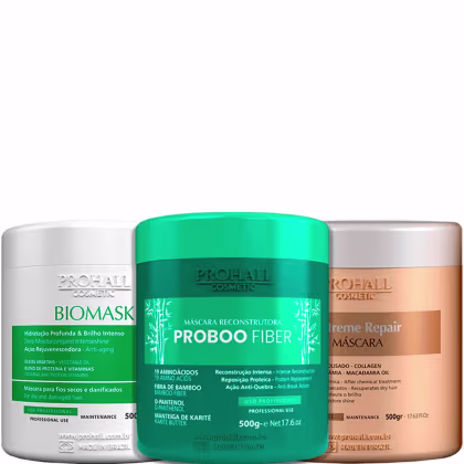 Imagem do produto Prohall - Kit Cronograma HNR Premium (3 Produtos)