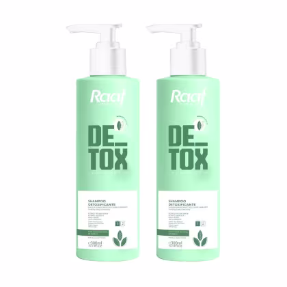 Imagem do produto Kit 2 Shampoo Detox Purificante Raaf Cosmetics - 300ml