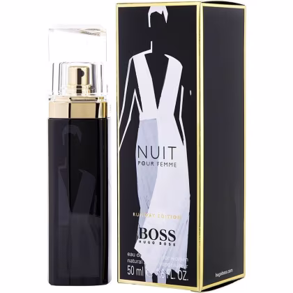 Perfume Importado Feminino Nuit Pour Femme BOSS Runway Edition EDP, 150ml.