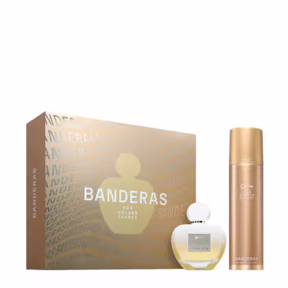 Imagem do produto Kit Banderas Her Golden Secret Feminino - Eau de Toilette 80ml + Desodorante 150ml