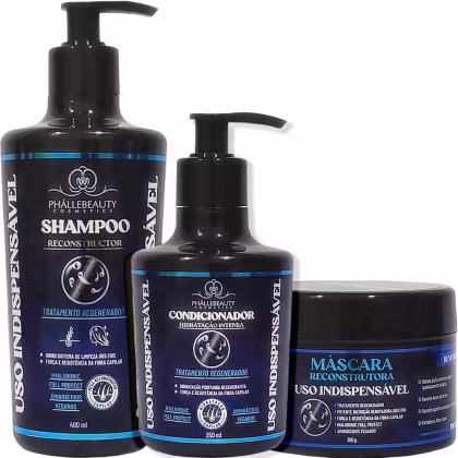Imagem do produto Phállebeauty Uso Indispensável - Kit Tratamento Regenerador Trio (3 Produtos)