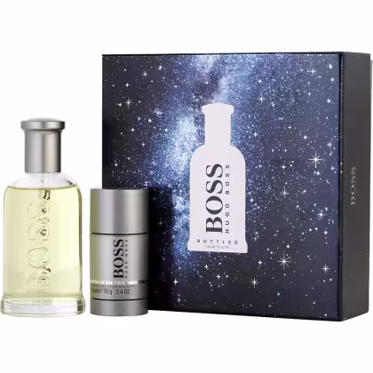 Conjunto Bottled BOSS Masculino, 2 produtos.