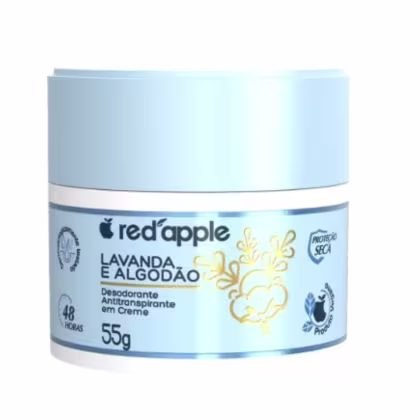 Imagem do produto Desodorante Antitranspirante Creme Lavanda e Algodão 55G - Red Apple