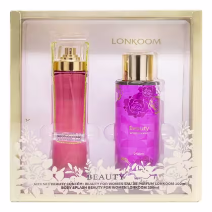 Imagem do produto Kit Lonkoom Beauty Perfume 100ML + Body 250ML
