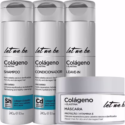 Imagem do produto Let Me Be Colágeno e Elastina - Kit Reparação Home Care Completo (4 Produtos)