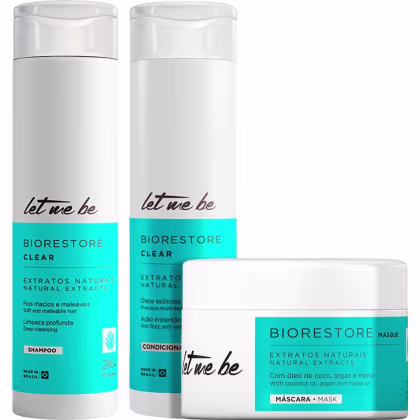 Imagem do produto Let Me Be Biorestore - Kit Extratos Naturais Trio (3 Produtos)