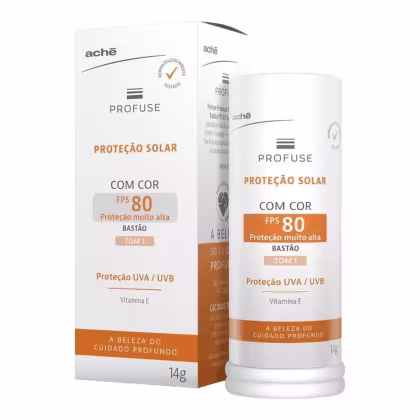 Imagem do produto Profuse Protetor Solar Facial em Bastão Cor Tom 1FPS 80  14g