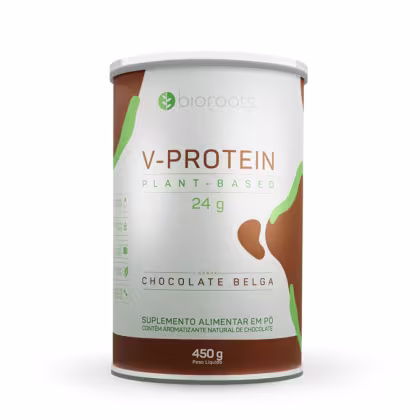 Imagem do produto Bioroots Proteína V-protein Plant Based Chocolate Belga 450g