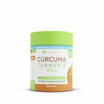 Imagem do produto Bioroots Cúrcuma Turmeric - Suplemento Alimentar (30 Cápsulas)