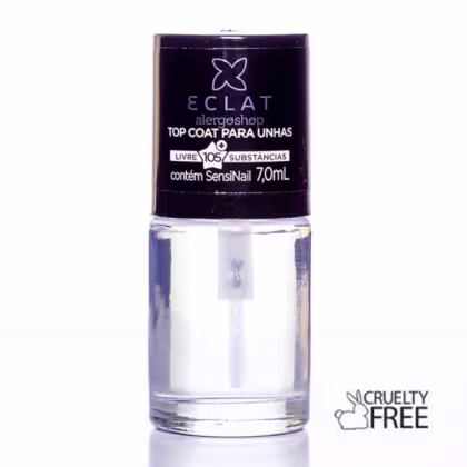 Imagem do produto Esmalte Top Coat Para Unhas Hipoalergênico Alergoshop 7ml