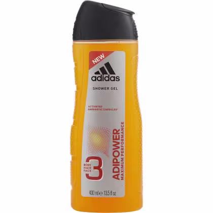 Imagem do produto Gel De Banho Masculino Adidas Adipower 3-In-1 390 Ml