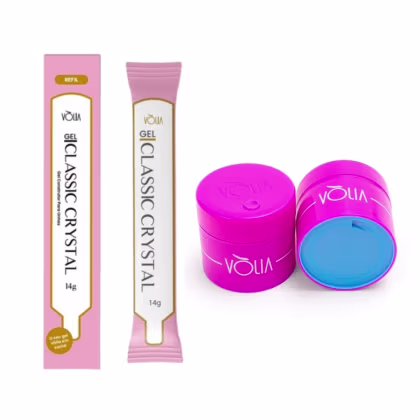 Imagem do produto Gel Classic Crystal Volia Refil 14g + Pote Eco Duo Volia 30g