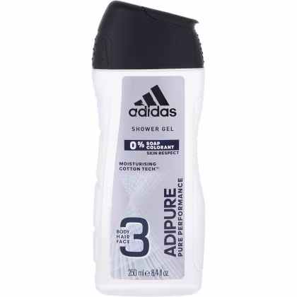 Imagem do produto Gel De Banho Masculino Adidas Adipure 3-In-1 250 Ml