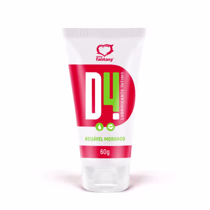 Imagem do produto Lubrificante Íntimo Beijável Morango D4 Sexy Fantasy 60g