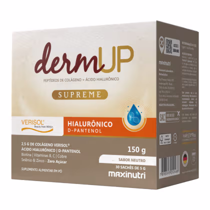 Imagem do produto DermUp Supreme Maxinutri  Acido Hialurônico + D-Pantenol