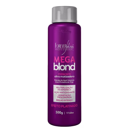 Imagem do produto Forever Liss Professional Platinum Blond Mega Blond - Máscara Matizadora 500g