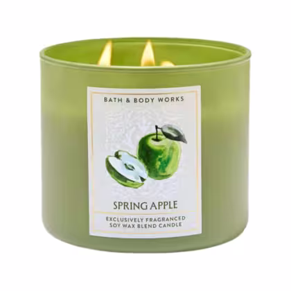 Imagem do produto Vela 3 pavios Spring Apple Bath Body Work-411 gr