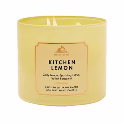 Imagem do produto Vela 3 Pavios Kitchen Lemon Bath Body Work- 411 grs