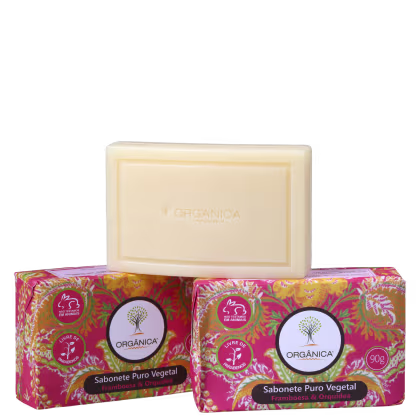 Imagem do produto Kit Orgânica Framboesa e Orquídea - Sabonetes em Barra 3x90g