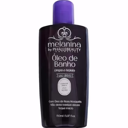 Imagem do produto Phállebeauty Melanina - Óleo de Banho Uso Diário Pele Negra 150ml