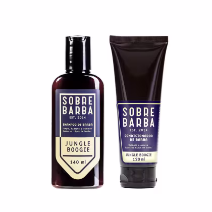 Imagem do produto Dupla Sobrebarba - Shampoo e Condicionador de Barba - Jungle Boogie