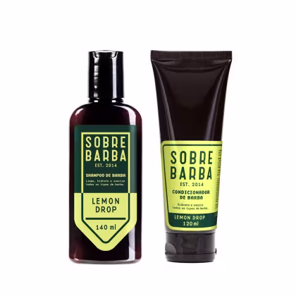 Imagem do produto Dupla Sobrebarba - Shampoo e Condicionador de Barba - Lemon Drop