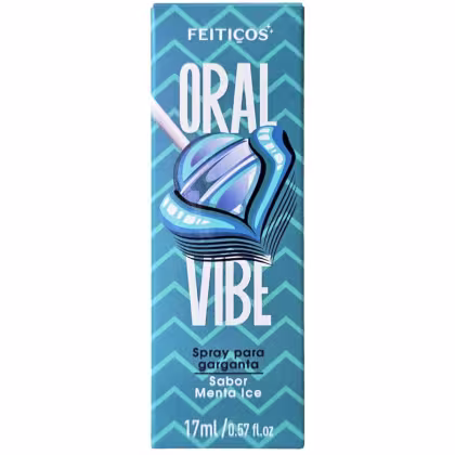 Imagem do produto Oral Vibe Menta - Spray Garganta Beijável Saliva Facilitador 15g