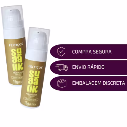 Imagem do produto Sugalik Gel Sugador Liquido Beijavel Sabor Doce de Leite Potencializa Sensação 15g