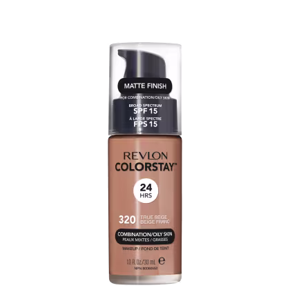 Imagem do produto Revlon ColorStay 24 Horas Pele Mista à Oleosa FPS15 320 True Beige - Base Líquida 30ml
