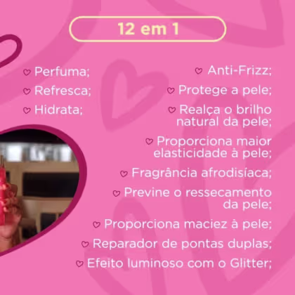 Imagem do produto Love Crush Body Splash 12 em 1 Momozin Corpo e Cabelo 120ml