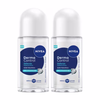 Imagem do produto Kit Desodorante Roll-on Derma Control Defende 2x50ml | Nivea