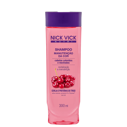 Imagem do produto Nick & Vick NUTRI-Hair Manutenção da Cor - Shampoo sem Sal 300ml