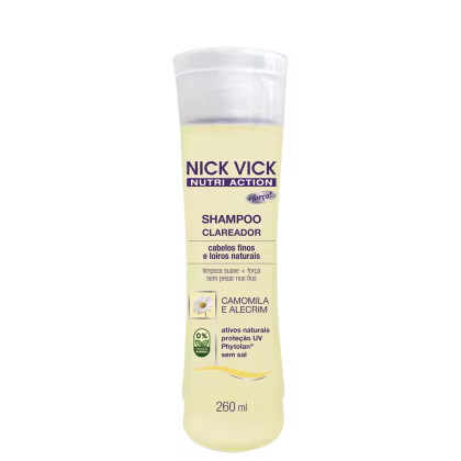 Imagem do produto Nick & Vick NUTRI-Hair - Shampoo Clareador 260ml