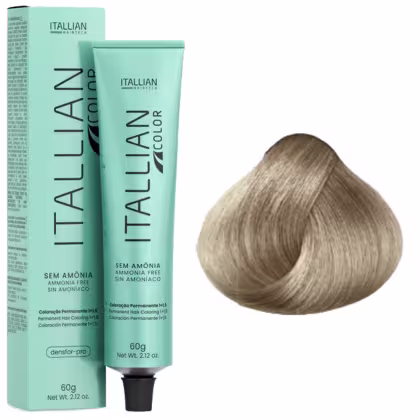 Imagem do produto Coloração Itallian Color Sem Amônia 60g 9.1 Loiro Claríssimo Cinza