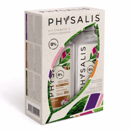 Imagem do produto Kit Physalis Shampoo + Condicionador - Puro Cuidado (300ml)