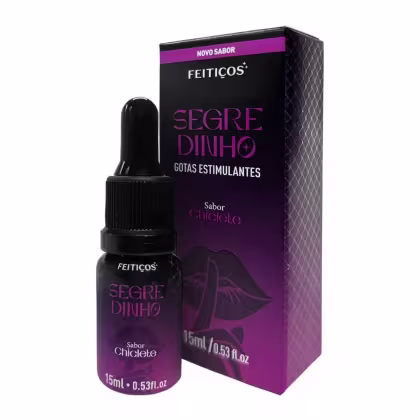 Imagem do produto Segredinho Chiclete Gotas Excitantes 15ml