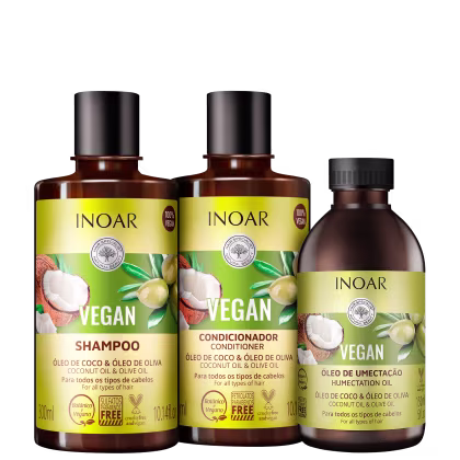 Imagem do produto Kit Inoar Vegan Umectação (3 Produtos)