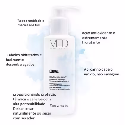 Imagem do produto Kit Mediterrani Med for You Equal Shampoo, Máscara e Leave-in