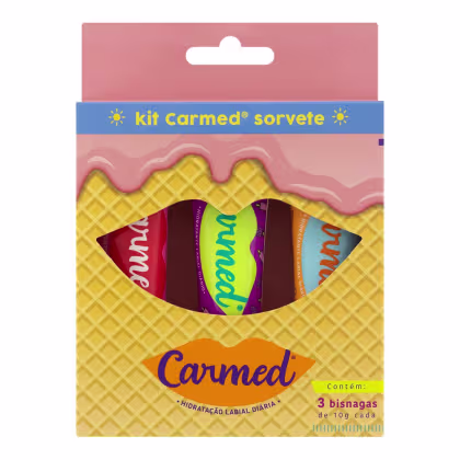 Imagem do produto Kit Carmed Sorvete Verão  (3 Produtos)