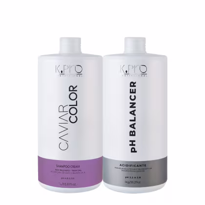 Imagem do produto Kit K.Pro Professional Caviar Color Shampoo e Acidificante (2 produtos)