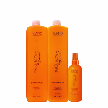 Imagem do produto Kit K.Pro Professional Petit Teen Shampoo Condicionador e Leave-in (3 produtos)