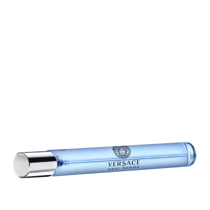 A imagem mostra o perfume importado masculino Pour Homme de Versace.