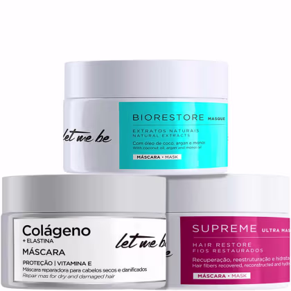 Imagem do produto Let Me Be - Kit Cronograma Capilar Antioxidante Vegetal (3 Produtos)