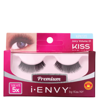 Imagem do produto Kiss New York i-Envy Juicy Volume 01 - Cílios Postiços