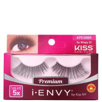 Imagem do produto Kiss New York i-Envy So Wispy 01 - Cílios Postiços