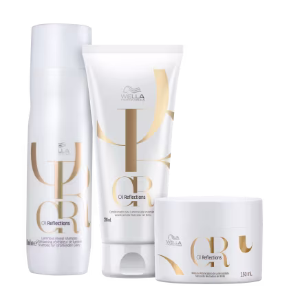 Imagem do produto Kit Wella Professionals Oil Reflections Tratamento (3 Produtos)